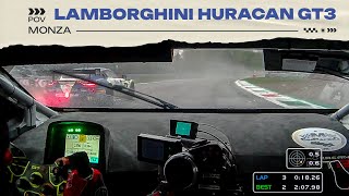 POV | HEAVY RAIN | LAMBORGHINI HURACAN GT3 | HOTLAP | MONZA by Romain Monti POV 7,400 views 1 year ago 6 minutes, 20 seconds