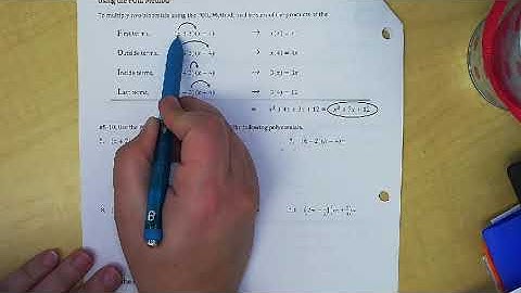 7.2A Multiplying Binomials