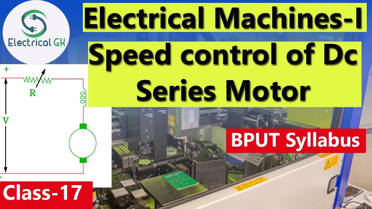 Speed Control of Dc Series Motor YouTube
