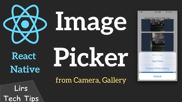React Native #11: Image Picker from Camera, Gallary | React Native