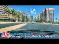 May 25, 2020 [4K] Driving on Long Beach Boulevard.  Dash Cam Tours