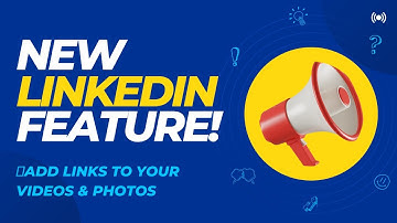 LinkedIn Posts: Add Links to Your Videos & Photos #linkedin
