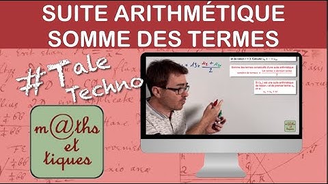 Calculer la somme des termes d