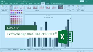 How to change the Chart Styles in Excel | Excel Tips &amp; Tricks