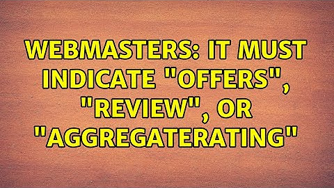 Fix lỗi either offers review or aggregaterating should be specified