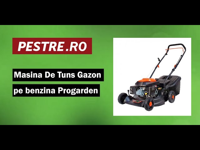 Masina De Tuns Gazon pe benzina Progarden T400I, 3.5 CP, 400 mm - YouTube