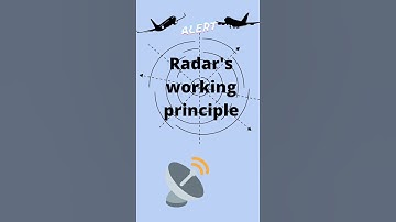 Radar working principle#principle #radar #knowledge shorts#youtubeshorts #shorts