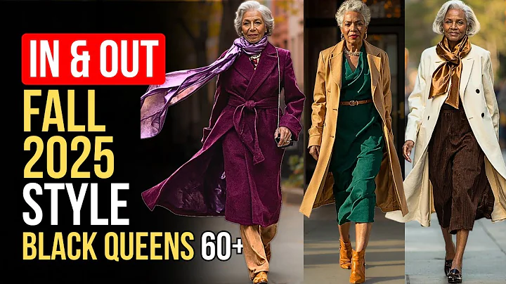What’s IN & OUT for Fall 2025 — Fashion You Can’t Ignore for Older Black Women Over 60