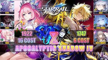 E6S1 Cyrene & E2S1 Phainon | Apocalyptic Shadow 4 | 7669 Pts | Honkai Star Rail 3.7