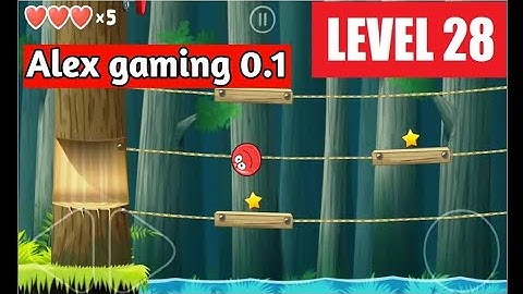 red ball 4 level 28 | level 28 | alex gaming 0.1 | #alexgaming0.1 | #redball4 | #indiangamenerd