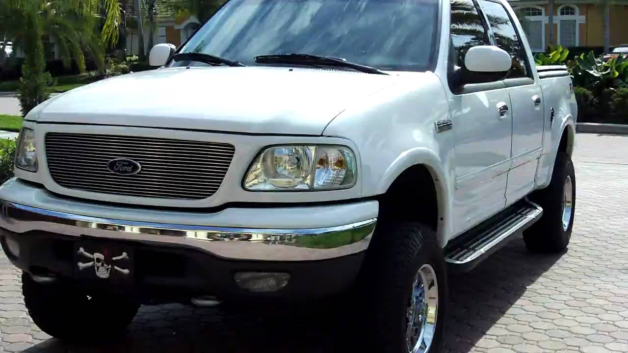 01 Ford F150 Supercrew 4x4 Lariat With Magnaflow Sido Exhaust Dual 4 Chromed Tips Youtube