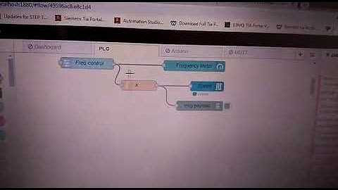Vfd speed control through Node Red