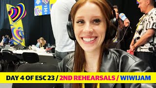 DAY 4 AT EUROVISION 23 // 2ND REHEARSALS // WIWIJAM