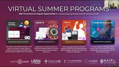 Orientation Session : OmicsLogic Summer Programs 2022 for LBRN | LSU | NAIPI