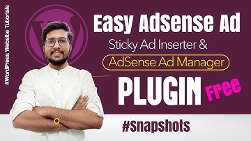 Ad Inserter | Adsense Approval | How to Add Adsense Code to Wordpress | Sticky Ads