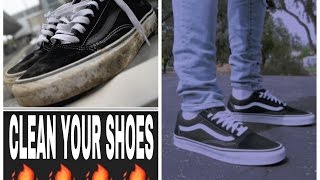 how to clean dirty vans