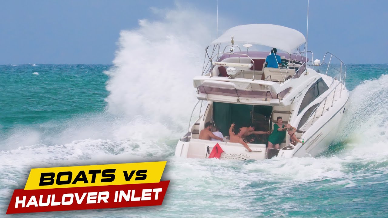 CAUGHT RED HANDED AT HAULOVER! Boats vs Haulover Inlet YouTube