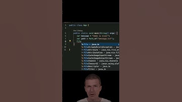 How to Write a String to a File #java #shorts