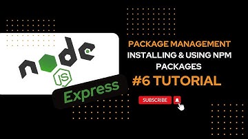 Node Js Package Management | Installing express and Using NPM Packages with express