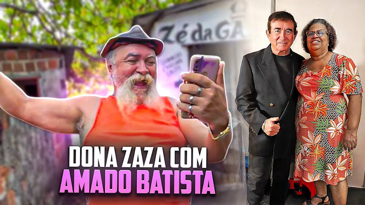 DONA ZAZA TIROU FOTO NO CAMARIM COM AMADO BATISTA  | LUIZ DO SOM
