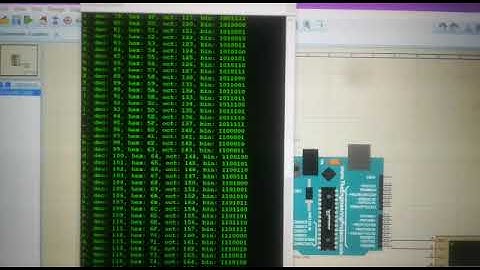 ASCII Table Circuit Simulation(Part2) - Proteus
