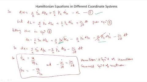 Hamiltonian Equations in Different Coordinate Systems