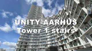 UNITY Aarhus Tower 1: 507 stairs fitness stair walking