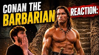 Conan the Barbarian (1982)| CHEESE AND CRACKERS REACTIONS| Arnold Was BORN for This!
