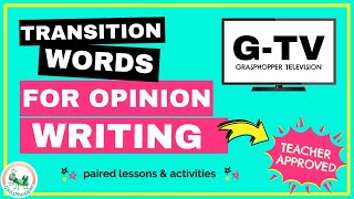 Transition Words for an Opinion Essay | 4th Grade