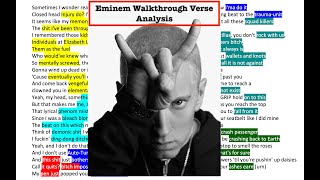 Eminem | Walkthrough Verse Analysis | Color Coded Cadences!