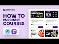 How to Pourchase a Course In The Design Academy Website - Design Academy