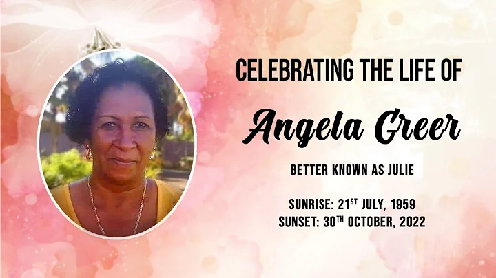 Angela Greer  | A celebration of her life
