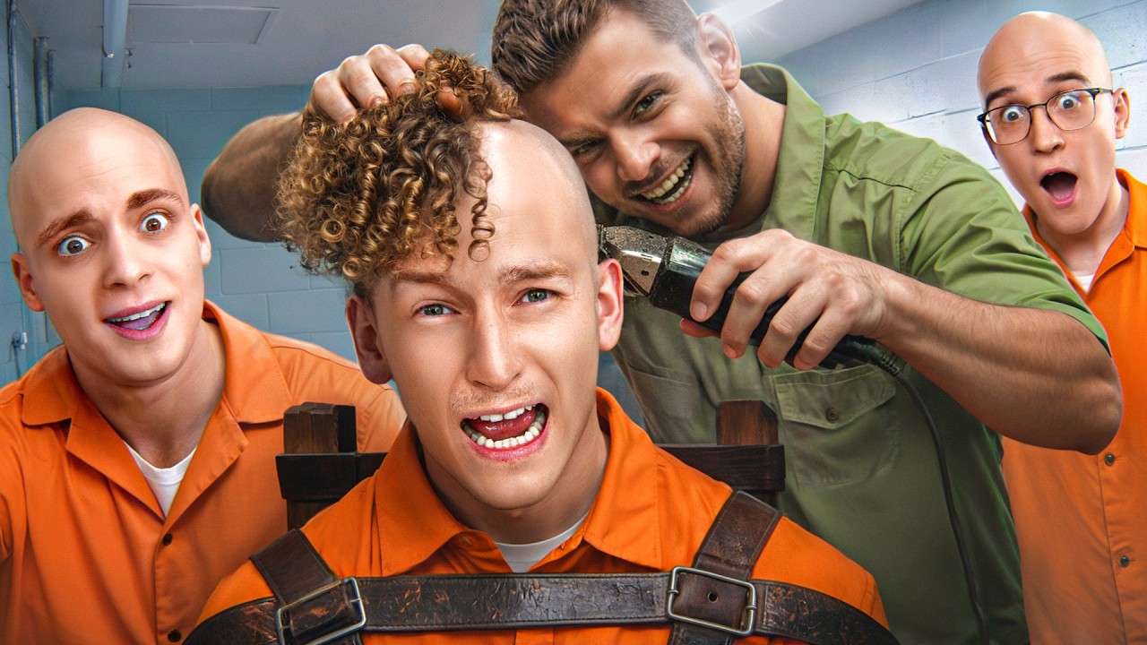 GTA V Więzienie #2 - GOLENIE NA ŁYSO!👨🏻‍🦲