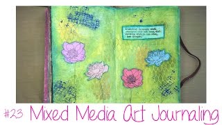 Art Journal Mixed Media Tutorial - Creativity