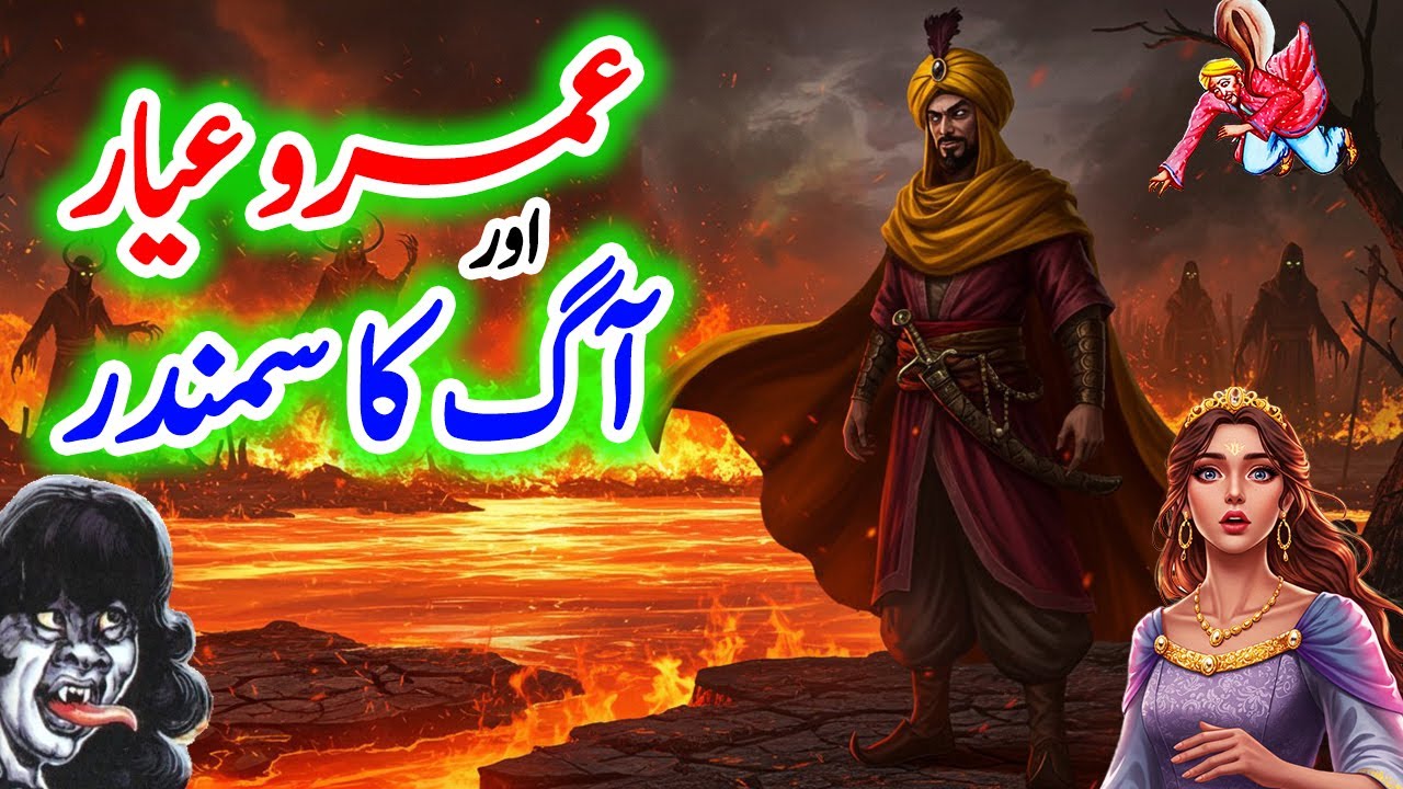 Umro Ayyar Aur Aag Ka Samandar | Umro Ayar Ki Talismati Jadui Kahaniyan | Jinn Stories