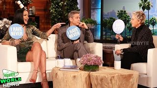 Rihanna, George Clooney Play 'Never Have I Ever' on 'Ellen' - Watch