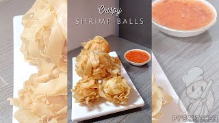 World Cup Snack Recipes | Use Spring Roll Wrappers To Make Crispy Shrimp Balls