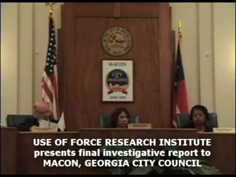 Macon Police Discrimination Report to City Council