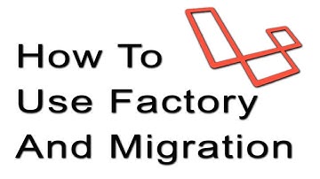 How to use factory and migration in laravel 5.8?