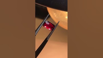 Pigeon blood ruby 2 ct loupe clean #gemstone #gemlovers #ruby #pinktourmaline #gem #rubies #sapphire