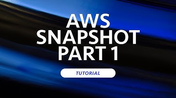 Tutorial: AWS EBS Snapshot, Part 1 | Cloud Institute