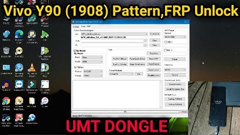 Vivo Y90 (1908) Pin | Pattern | Password | Frp Remove/Unlock By UMT  Dongle | Vivo |