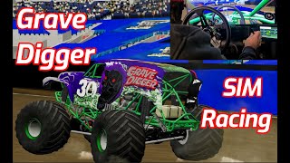 Grave digger 30th anniversary simulation Beamng.drive monster jam