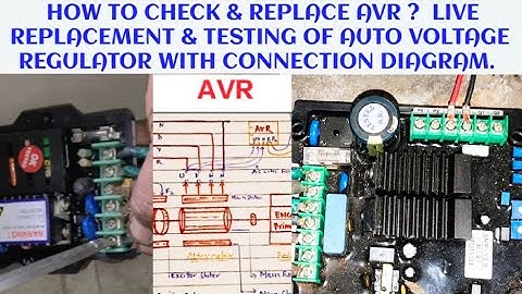 How to check/replace AVR, Connection diagram of AVR, Working principle of avr in hindi@rbetech