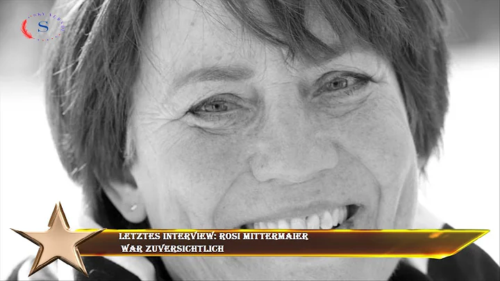 Letztes Interview: Rosi Mittermaier  war zuversich...