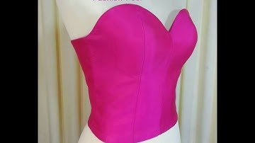 Updated: How to Draft a Strapless Bustier pattern| Beginner Friendlys Tutorial.