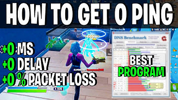 Get 0 Ping in Fortnite Chapter 3! Easy PING OPTIMIZATION GUIDE!