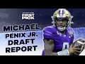 Michael Penix Jr. 2024 NFL Draft Scouting Profile: Pro Comp, Draft Range, Best Team Fits