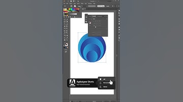 Gradient Logo Design Easy Process Adobe Illustrator #agdesigner #illustratorshorts #shortsfeed