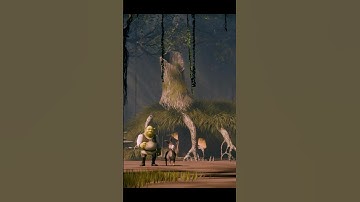 Making Shrek in Blender 3D 🌙 #shorts #shrek #blender #3d #animation